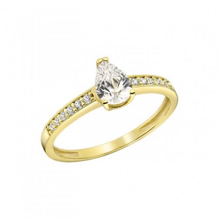 Δαχτυλίδι Χρυσό 14K (RI457 - RY102)